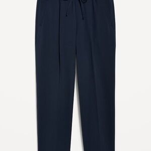 Old Navy High Waisted Billie Navy Blue Women's Trousers